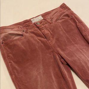 Free People velvet pants